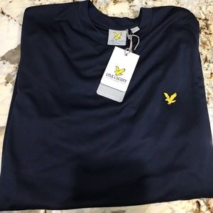 Brand new!! Lyle and Scott navy blue workout shirt